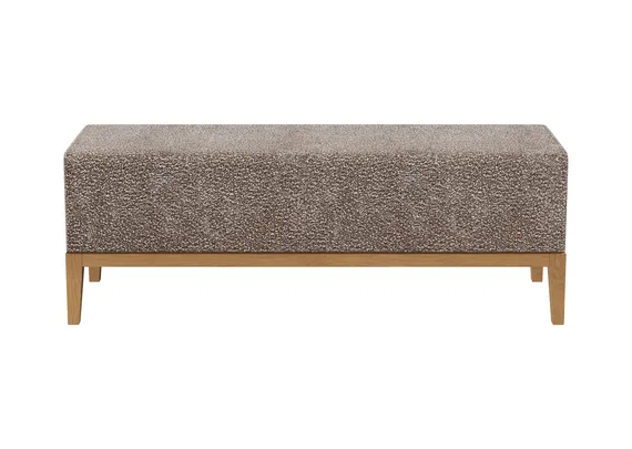 Банкетка Fjord 120 см (бежевый, букле)