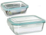 Контейнер 1,5л жаропрочное стекло с герметичной крышкой "Diafano"