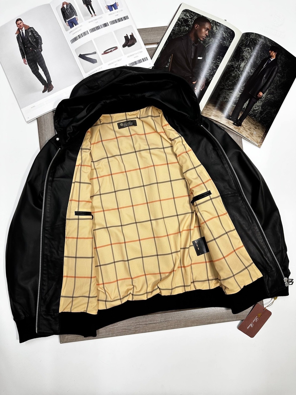 Кожаная куртка Loro Piana