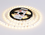 Светодиодная лента GS3001 2835 60Led/ 6W m/ 24V IP20 3000K/ 5000*8*1.2mm/ кратность резки 100mm (2 конт.)