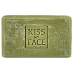 Kiss My Face, Кусковое мыло с оливковым маслом, оливковое и лавандовое, 230 г (8 унций)