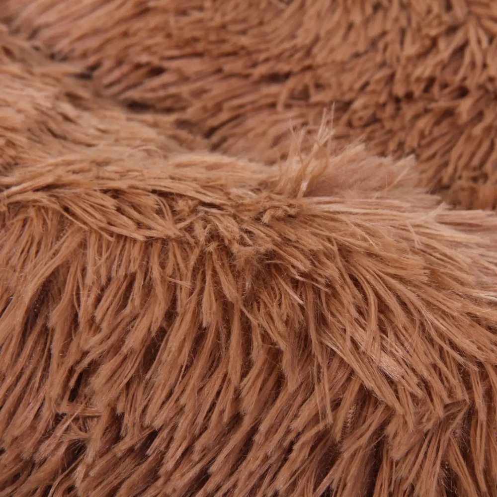 Лежанка для животных круглая «Место БРО», цвет мокко, d-60см (Лейбл)