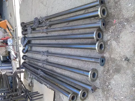 Мачта для ветрогенератора 6 метров с растяжками (d=57мм)