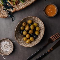 Салатник 300 мл 16*14 см h5,2 см Brown Untouched Taiga P.L. Proff Cuisine [6]