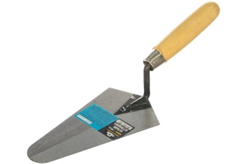 Кельма бетонщика 3 угла инструментальная сталь деревянная ручка 180мм