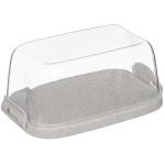 Масленка «Bergamo» (гранит светло-серый)