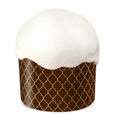 Форма бумажная (d70xh60мм) "Купола", 1 шт