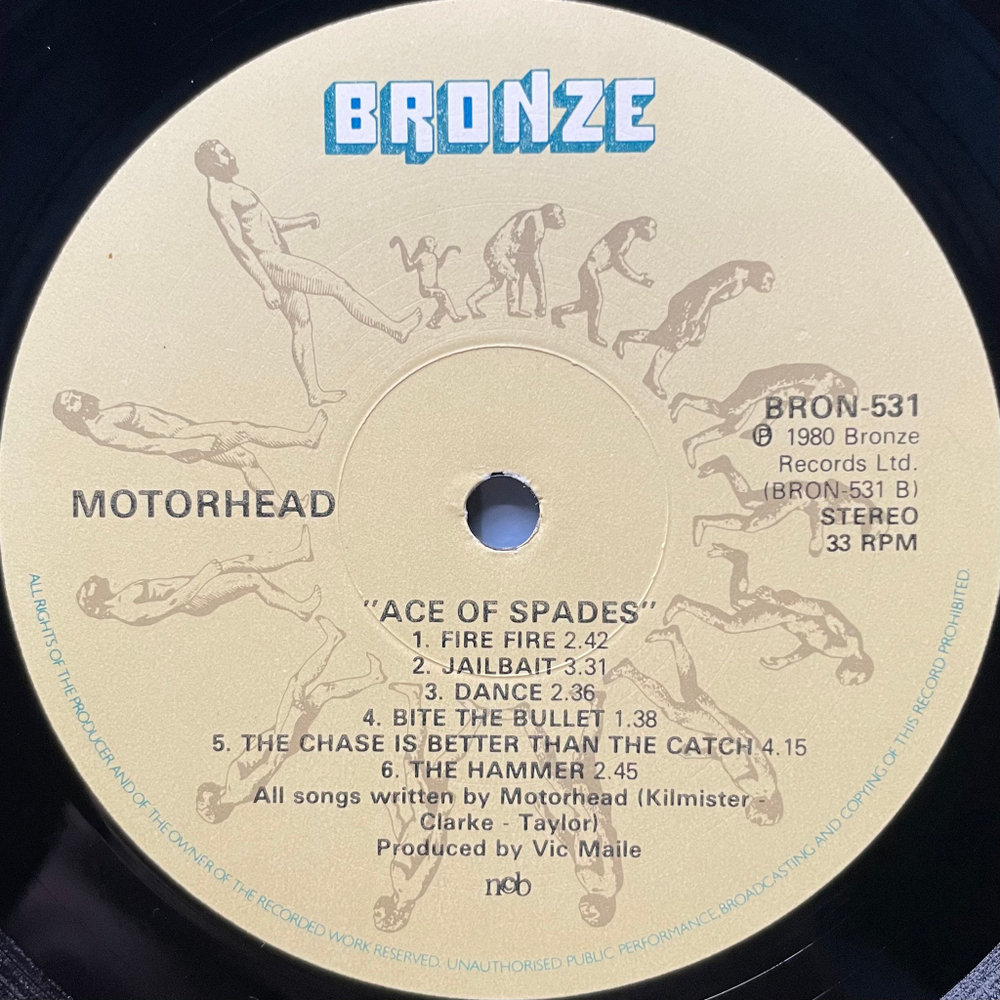 Motörhead ‎– Ace Of Spades (Швеция 1980г.)