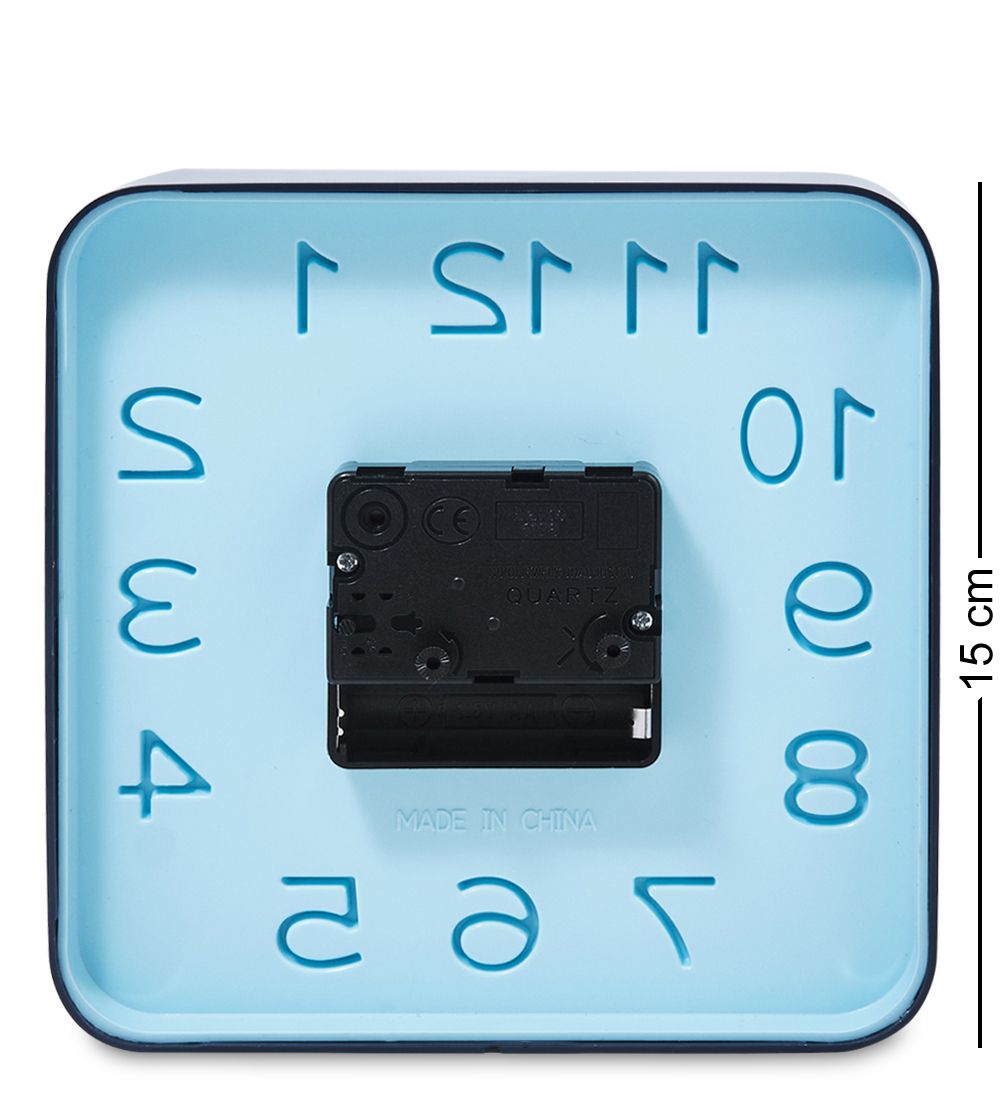 CL-60/3 Часы «Квадрат» голубой