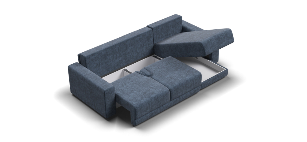 Угловой диван Босс Прайм ХЛ Велюр Роял топаз