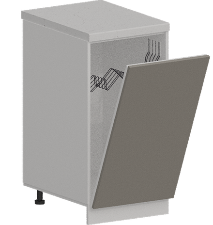 Кухня Модуль ШНВ 450 Вотан / Теплый серый