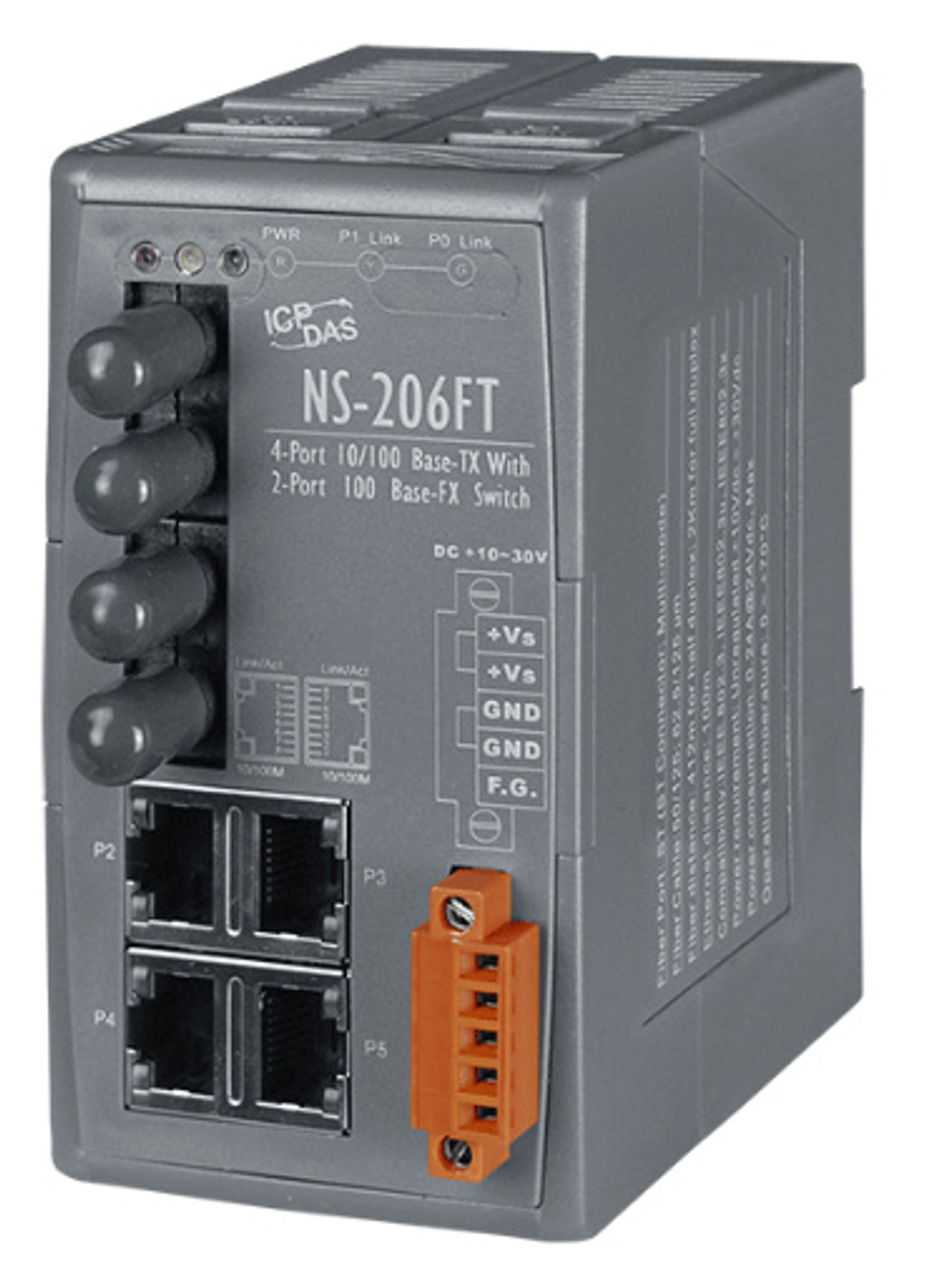 Коммутатор ICP DAS NS-206FT CR