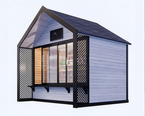 Павильон для торговли Барн Хаус Нью (евровагонка)