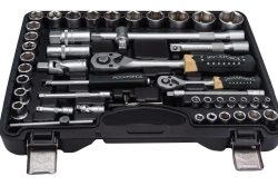 Набор торцевых головок и вставок RF-4941-5: 1/2" & 1/4"DR 6-гранных 94пр. ROCKFORCE