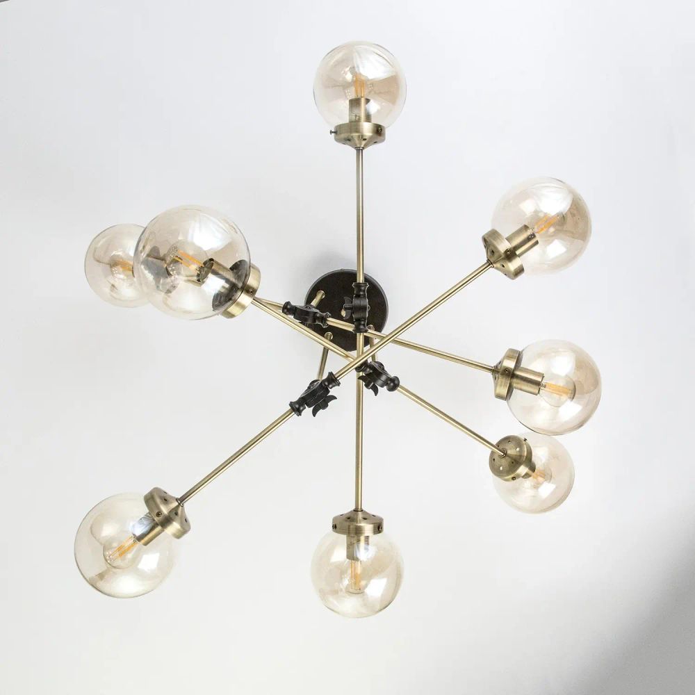 Citilux Планета CL105185 Люстра на штанге поворотная Бронза