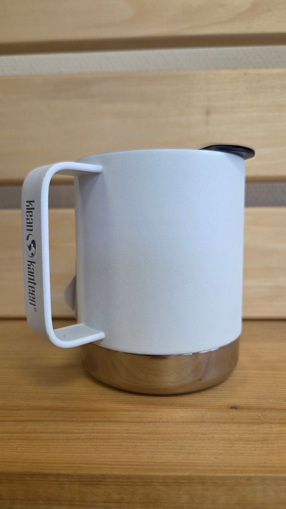 Термокружка Klean Kanteen Camp Mug 12oz (355 мл) White (вмятина на донышке)