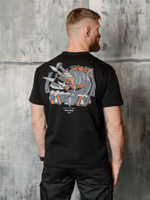 Футболка Варгградъ мужская черная «Песнь суровых морей»