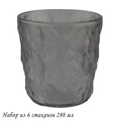 Lenardi 200-013 Набор из 6 стаканов 280мл в под.уп.(х8)Стекло