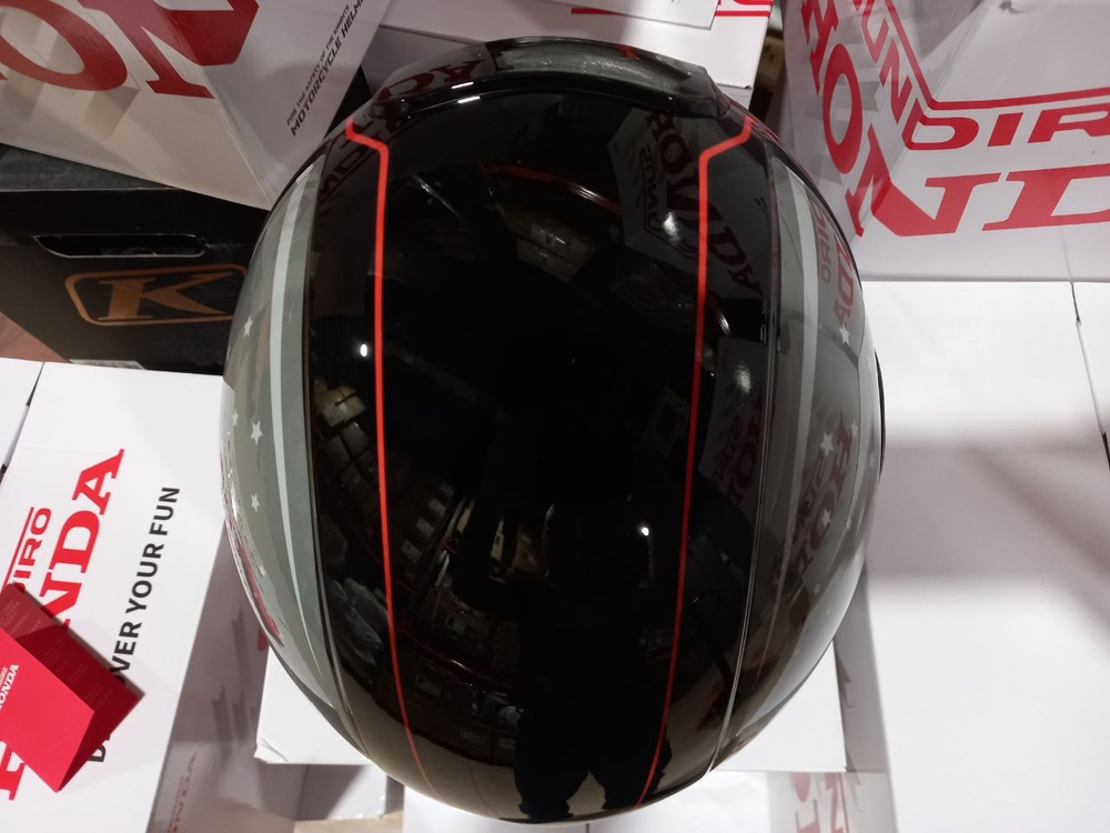 Шлем Honda Sundiro двухцветный, с санвизором, размер L (RR)