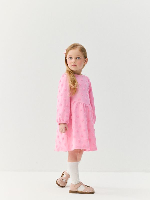 Платье с сердечками 