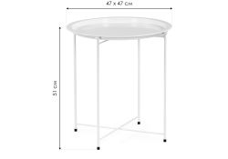 Журнальный столик-поднос Tray 47х51 black