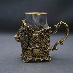 Подстаканник подарочный «Бурый медведь»