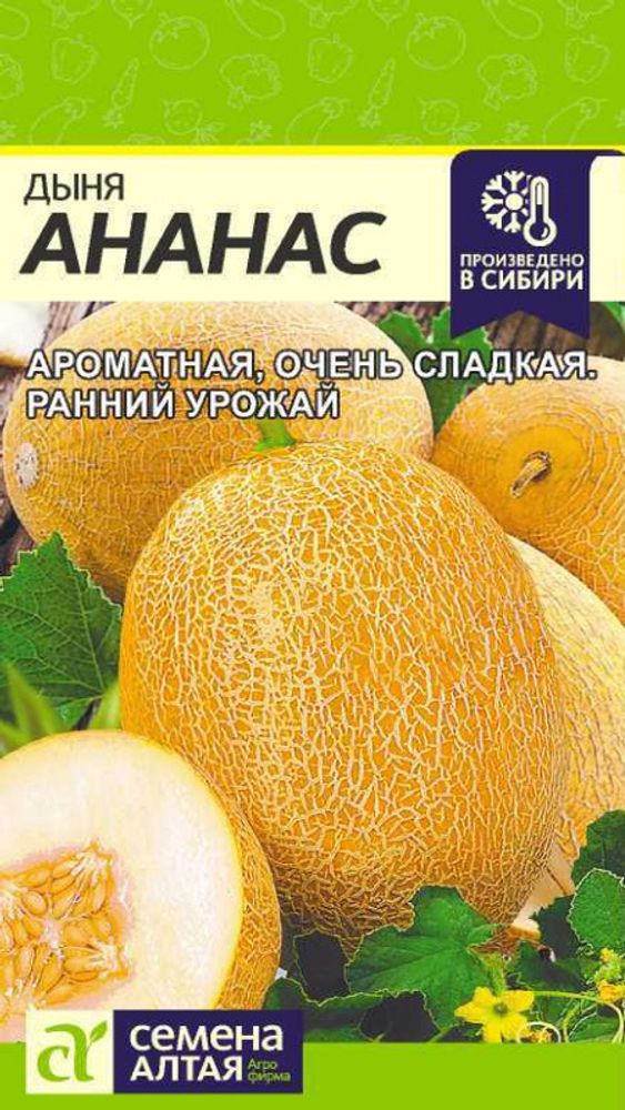 Дыня &quot;G. Ананас&quot; 1г., Россия.