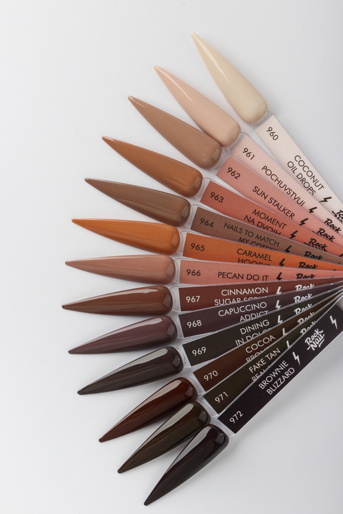 RockNail Гель-лак Choco 971 Fake Tan Real Love, 10 мл