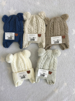 Шапка вязаная "Мишка" (Размер: -)