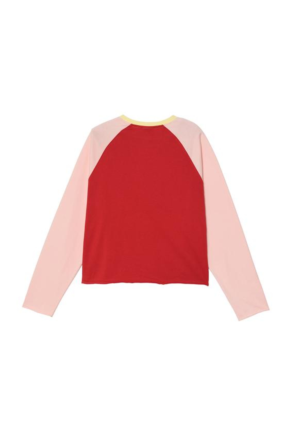 ZARA X BENITO ANTONIO ФУТБОЛКА В СТИЛЕ КОЛОР-БЛОК, РОЗОВЫЙ