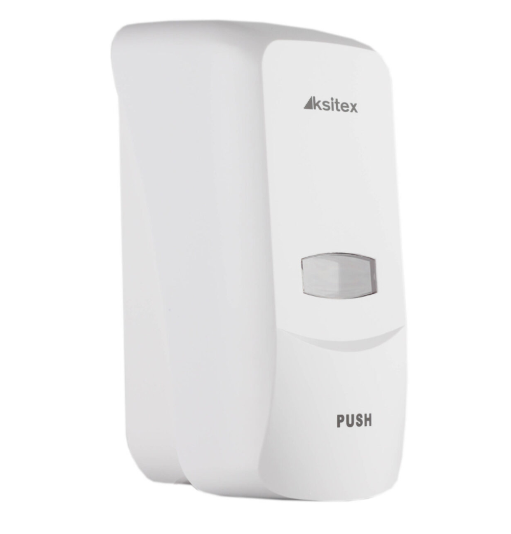 Ksitex SD-1368A дозатор для мыла белый пластик  0,6 л