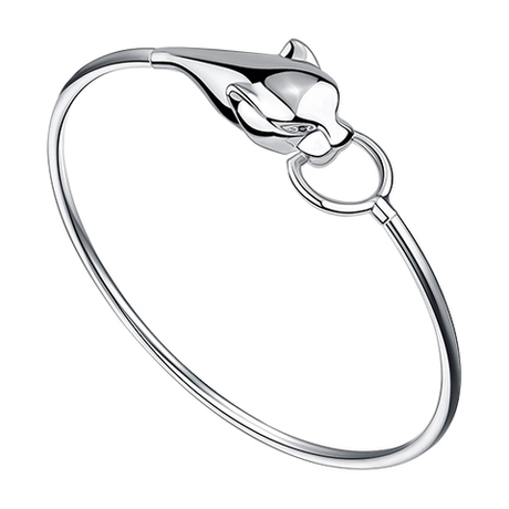 Браслет из серебра с фианитами