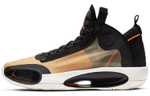 Jordan Air Jordan 34 "Amber Rise" mesh shock absorption, non-slip and wear-resistant mid-top actual combat basketball shoes men's coffee brown