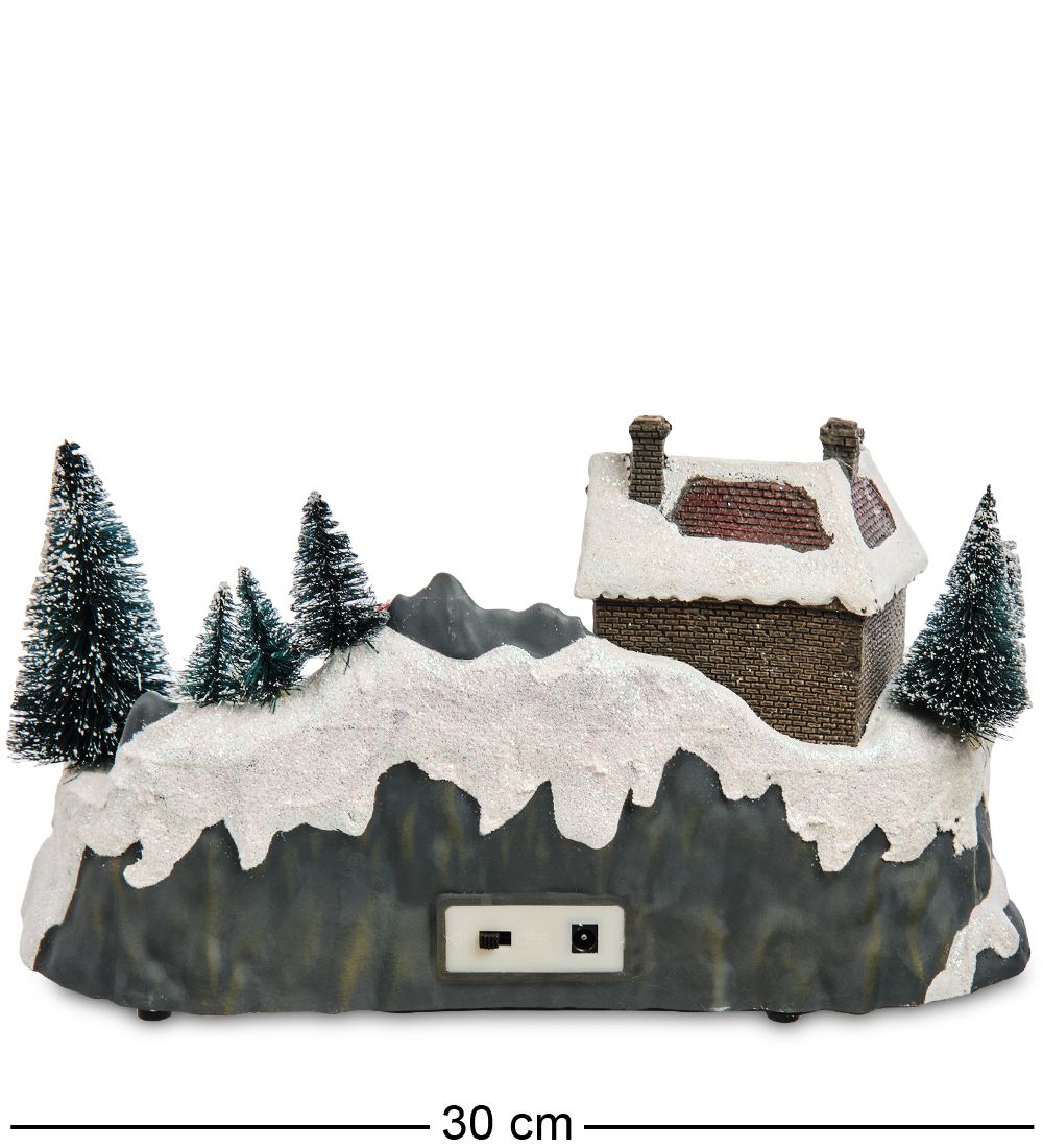 XM-711 Музыкальная новогодняя миниатюра с подсветкой