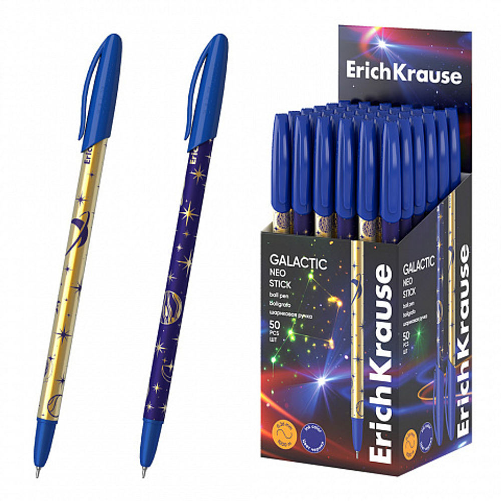 Ручка шар. EK Neo® Stick Galactic 0.7, Super Glide Technology, цвет чернил синий