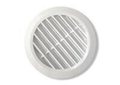 Вент.решетка D100 мм белая с кольцом (по 12 шт)