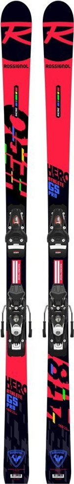 ROSSIGNOL юниорский гигант HERO ATHLETE GS PRO 158 см, 165 см без креплений/с креплениями NX 7/с креплениями SPX 10/с креплениями NX 10