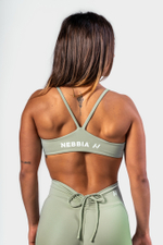 Топ Medium-Support Sports Bra TWIST-KNOT 423 Зеленый