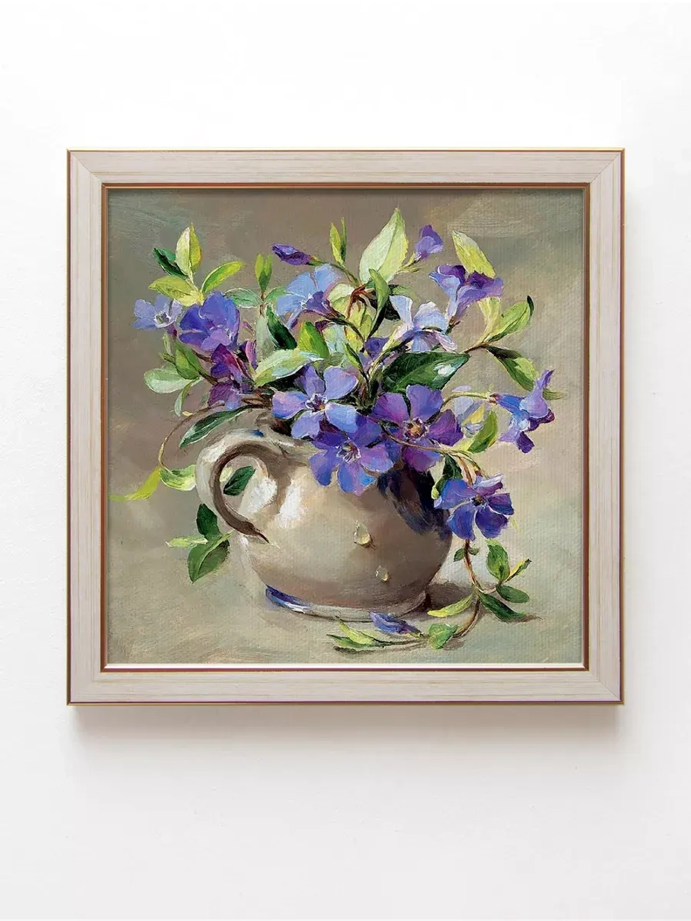 Картины на стену интерьерная на холсте 4 шт, 23*23 см