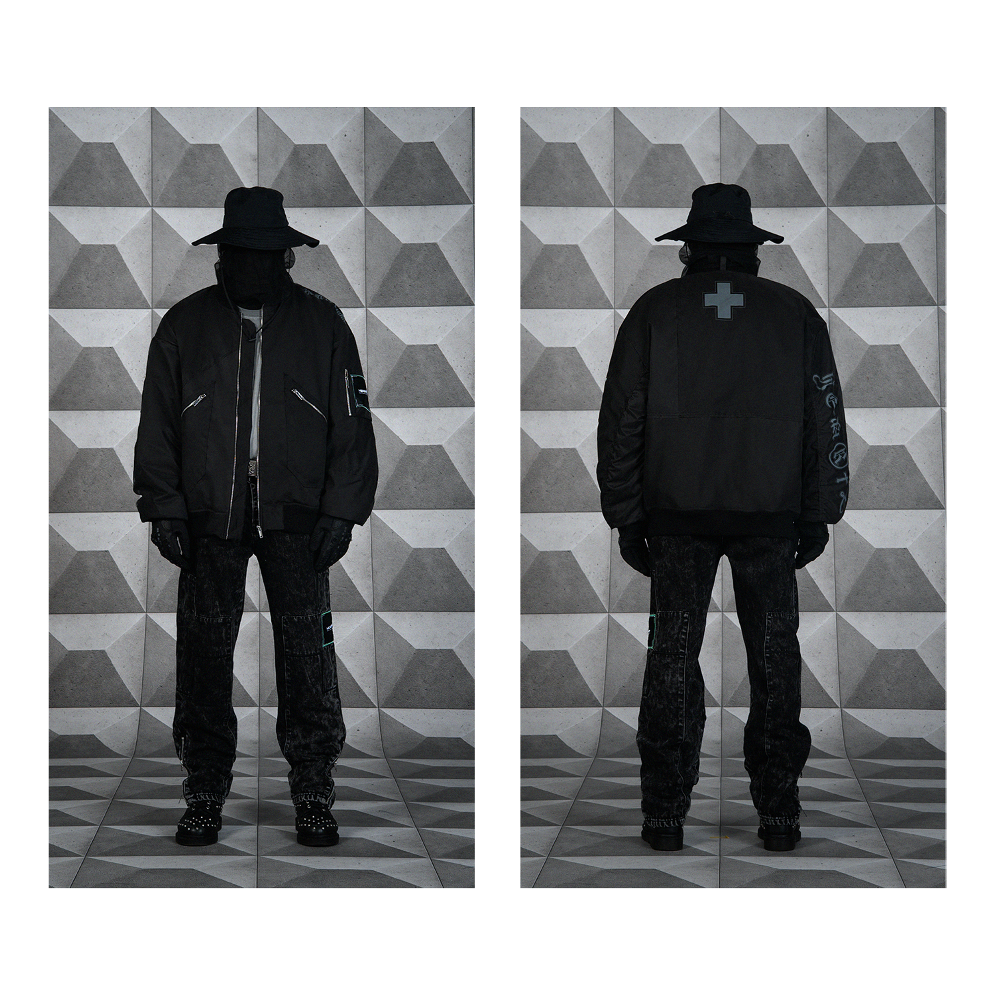 «Going Dark» Deconstructed Flight Jacket