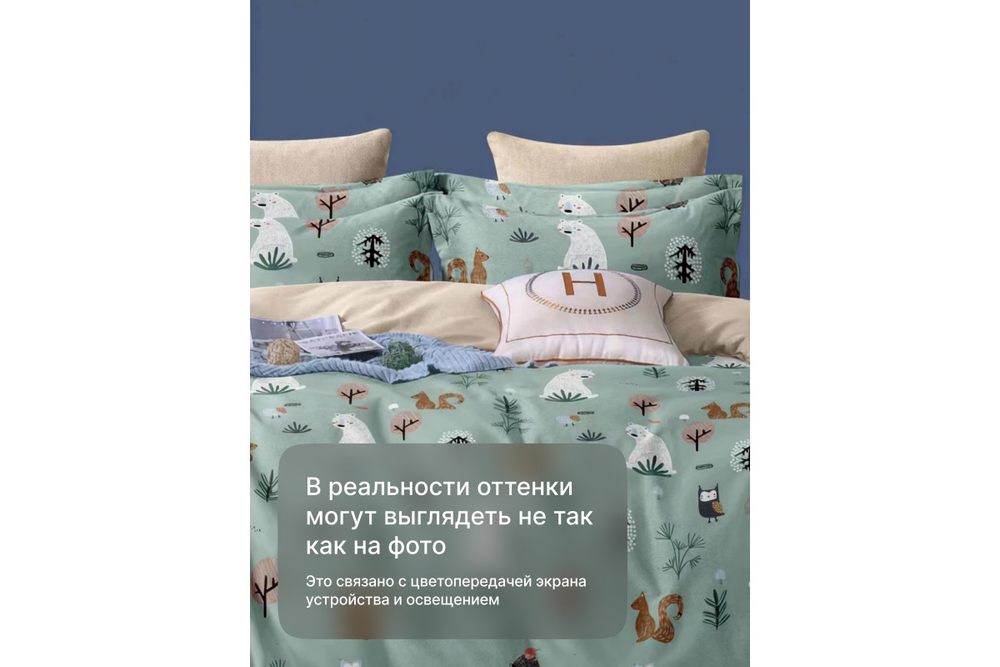 Постельное белье GoodNight Сатин Делюкс Кидс В143 с компаньоном 1,5 сп. (с нав. 50х70)