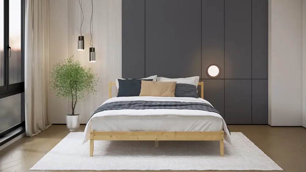 Кровать - аналог IKEA IDANAS/IDANÄS/УСКАР/ИКЕА 160х200 см, прозрачный