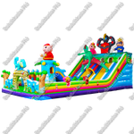 Коммерческий надувной батут "Маскарад 2" 15*8*6,5 м