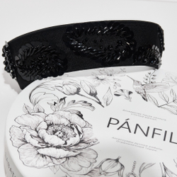 Кокошник с декором из пайеток