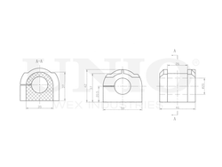 Втулка переднего стабилизатора UNIO RMP-10201