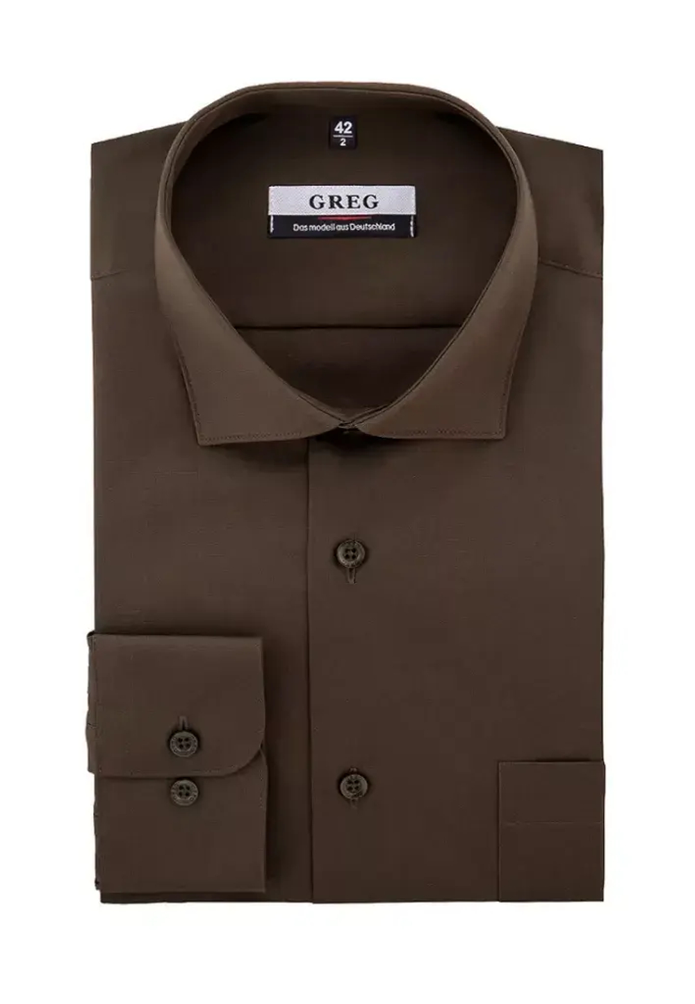 Сорочка GREG Сlassic fit 540/119/BR "База"
