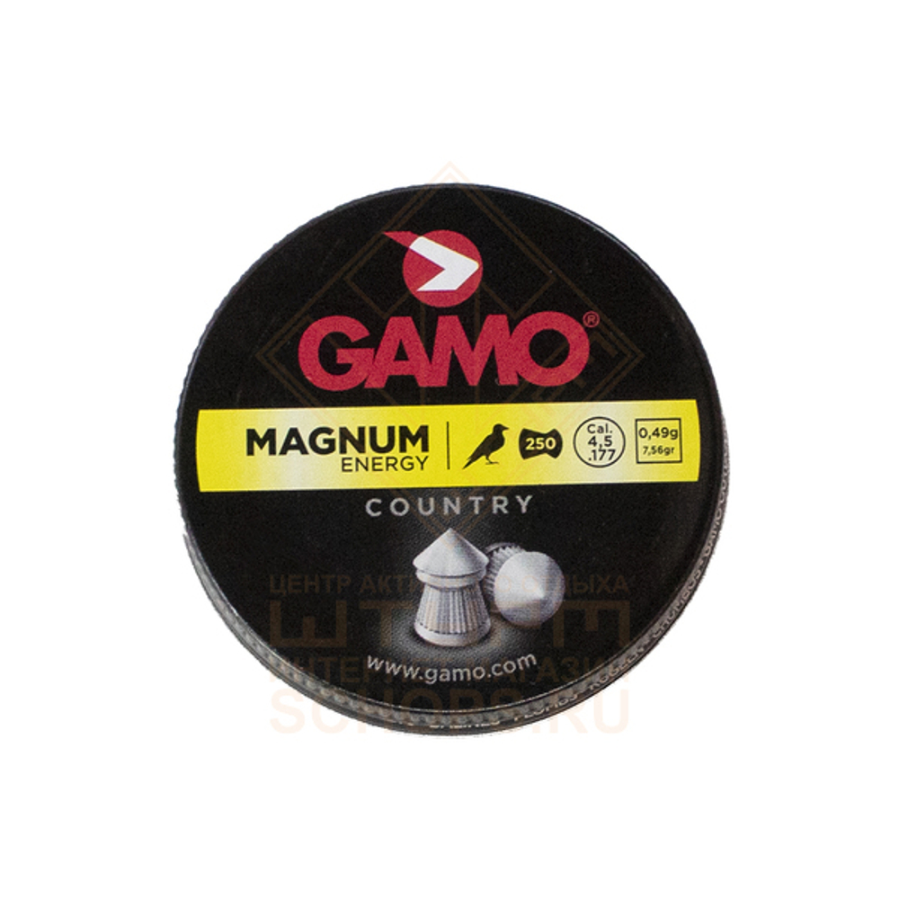 Пули Gamo Magnum Energy 4,5 мм 0.49 г (200 шт)