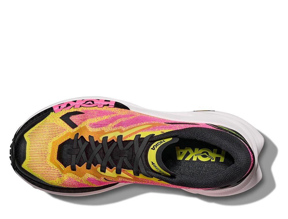 Кроссовки для бега мужские Hoka Mafate X M оранжево-розовые