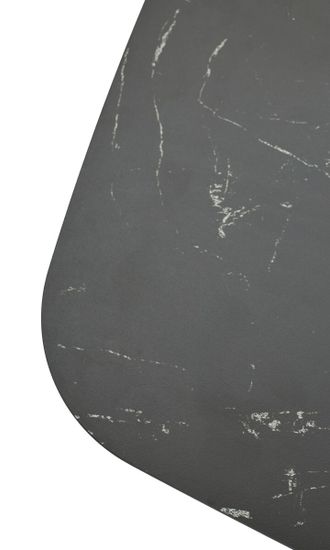 Стол MALTA 160 NERO KL-116 Черный мрамор матовый, итальянская керамика/ черный каркас