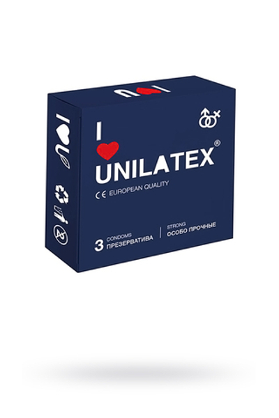 Презервативы Unilatex Extra Strong гладкие №3 шт